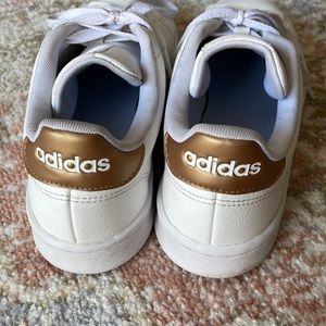 White adidas sneakers